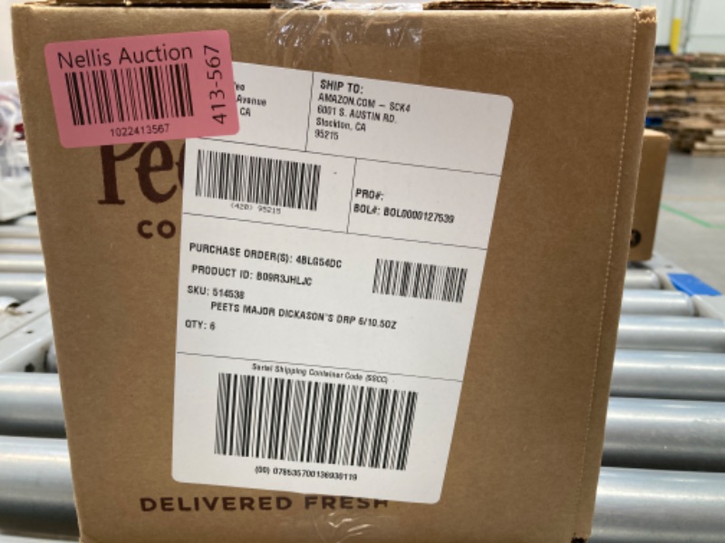 Photo 3 of ***EXP 06/11/2024*** Peet's Coffee, Dark Roast Ground Coffee - Major Dickason's Blend 63 Ounces 10.5 Ounce (Pack of 6)