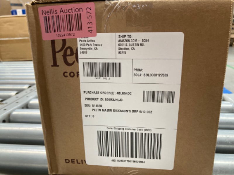 Photo 3 of ***EXP 06/11/2024*** Peet's Coffee, Dark Roast Ground Coffee - Major Dickason's Blend 63 Ounces 10.5 Ounce (Pack of 6)