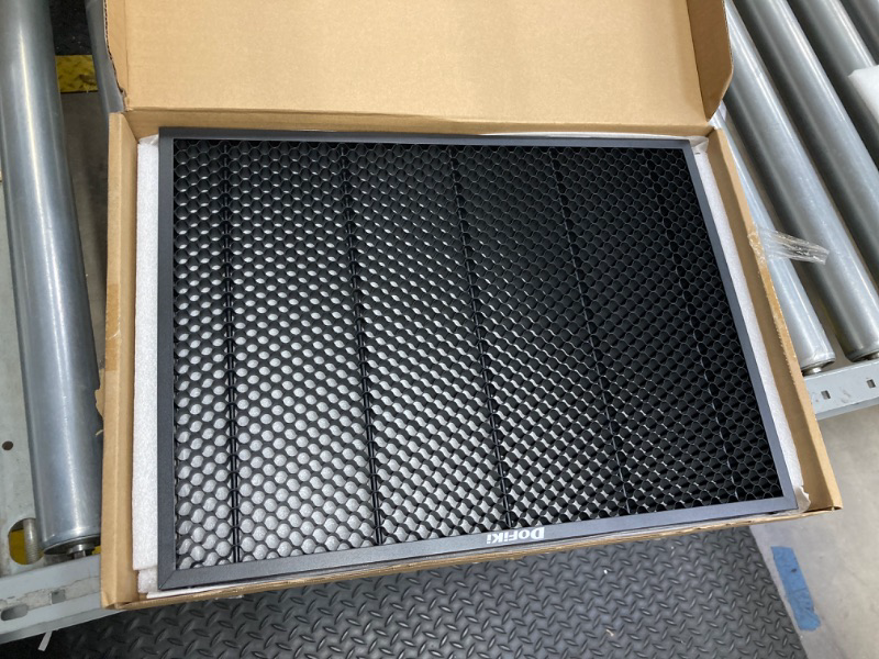 Photo 2 of Dofiki Honeycomb Laser Bed for Wecreate Vision Laser Engraver, Honeycomb Tray Designed for Vision Laser Cutter (330 x 450mm) Black 330mm x 450mm