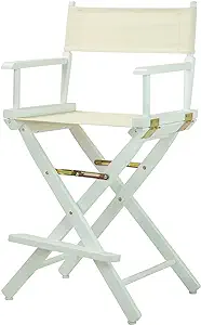 Photo 1 of 
Casual Home 24" Director's Chair White Frame with White Canvas, Counter Height