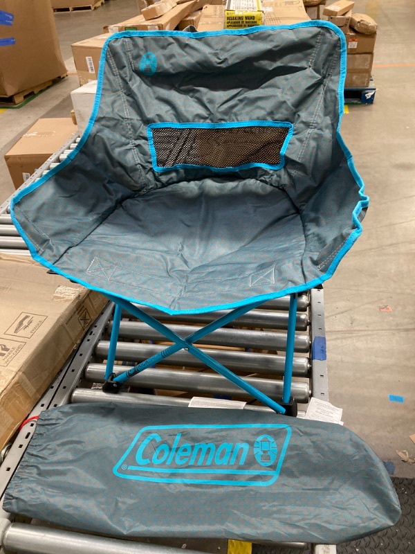 Photo 2 of ***STOCK PHOTO FOR REFERENCE ONLY*** COLEMAN Lightweight Folding Camping Chair with Spring Lock, Stable Compact Portable for Outdoor Camp, Travel, Beach, Picnic, Festival, Hiking, Backpacking (MULTI GREEN)