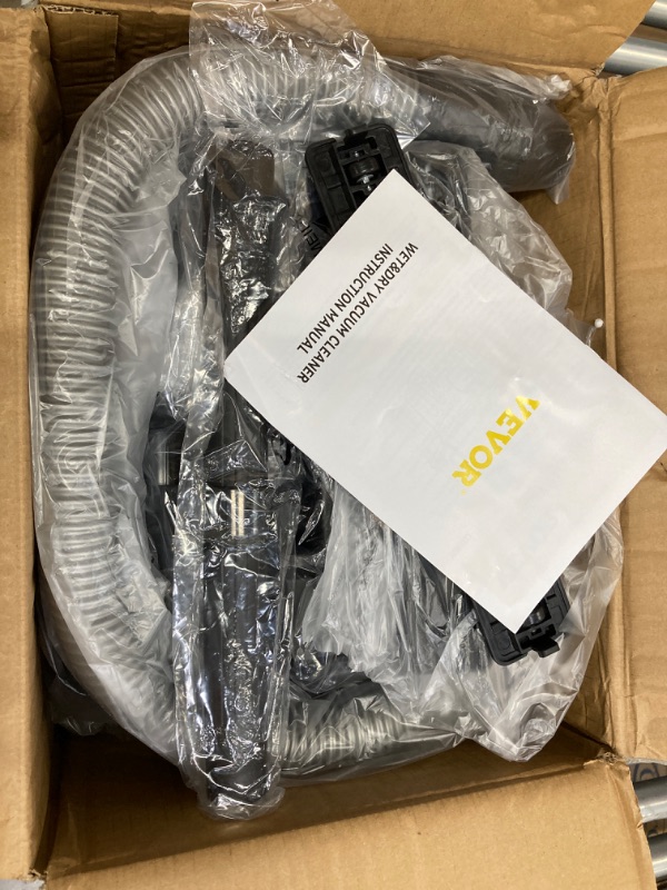 Photo 2 of ***FACTORY SEELED*** VEVOR Wet Dry Vac, 2.6 Gallon, 2.5 Peak HP, 3 in 1 Portable Shop Vacuum with Blowing Function, Attachments Storage, Perfect for Cleaning Floor, Upholstery, Gap, Car, Black/Yellow, ETL Listed Wet Dry Vac, 2.6 Gallon, 2.5 Peak HP, 3 in 