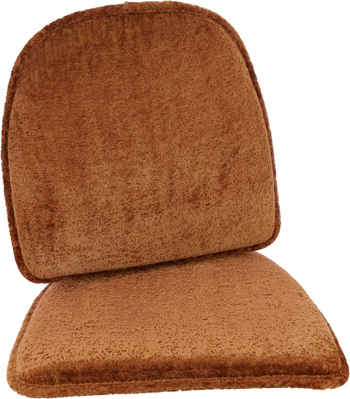 Photo 1 of ***PACKAGING DOES NOT MATCH PRODUCT***  Klear Vu Raindrop The Gripper Non Slip Chair Cushions, Soft & Comfortable Seat Pad, Sitting Pillow for Kitchen, Dining or Office, 2 Count (Pack of 1), Spice