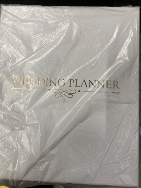 Photo 2 of Beautiful Wedding Planner, Wedding Planning, Wedding Binder with Pen, Wedding Planner Book and Organizer, Wedding Planner Binder with a Box, Golden Bridal Planner,The Best Wedding Planner Book