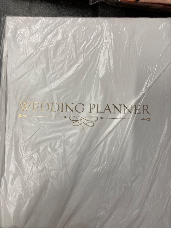 Photo 2 of Beautiful Wedding Planner, Wedding Planning, Wedding Binder with Pen, Wedding Planner Book and Organizer, Wedding Planner Binder with a Box, Golden Bridal Planner,The Best Wedding Planner Book