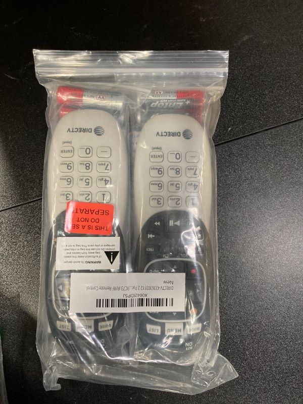 Photo 2 of DIRECTV 4336303112 2 Pack - RC73 IR/RF Remote Control