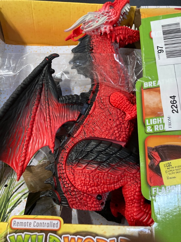 Photo 1 of 
New Bright Infrared (I/R) Remote Control Red Dragon with Lights and Sounds, 117 ChildVisit the New Bright Store
