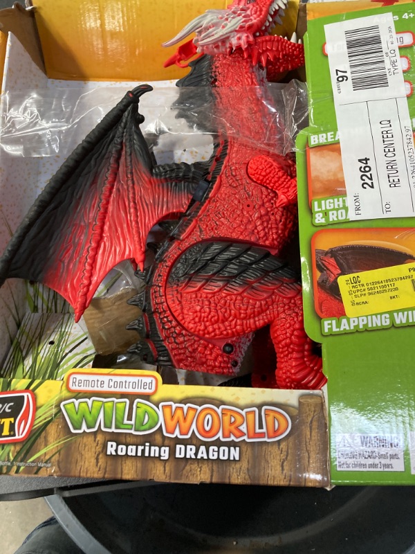 Photo 2 of 
New Bright Infrared (I/R) Remote Control Red Dragon with Lights and Sounds, 117 ChildVisit the New Bright Store
