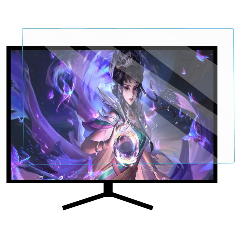 Photo 1 of ** ONLY A PROTECTOR ** Anti Glare Film TV Screen Protector, Anti Blue Light Monitor Filter, Guard Against Radiation, Relieve Eye Strain Protection Eyes and Sleep Better for 32/43/50//55/69in LCD, LED Ect 55in~1221*689mm