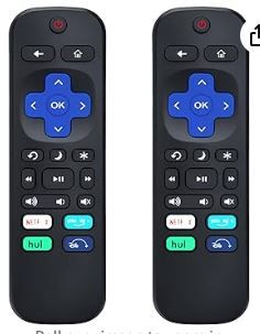 Photo 1 of 2 Pack New Universal TV Remote Controls Exclusively for Roku TV,Compatible with TCL, Hisense, Onn, Sharp, Element, Westinghouse, and Philip Roku Serie Smart TVs (Not for Roku Stick or Box) (4 Remotes Total)
