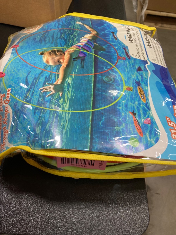 Photo 1 of 90shine Pool Toys Kids: Swimming Diving Rings for Underwater Water Games Ages 8-12 4-8 Adults