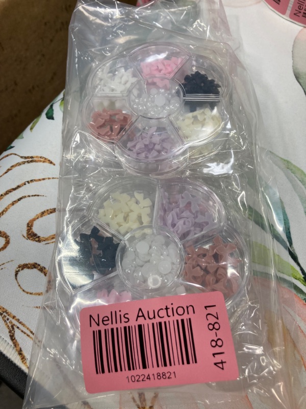 Photo 1 of 4 Pack Colorful Bow-Knot Nail Stud Rhinestones Crystal, 3D Bows Nail Charm Colorful Bowknot Nail Charm Set for Acrylic Nails Design DIY Decoration Jewel Stones Nail Art Rhinestones 1