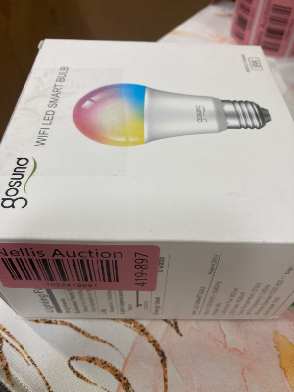 Photo 2 of OHMAX Smart Light Bulbs, Color Changing Light Bulbs A19 E26 75W Equivalent, WiFi Light Bulbs Smart Bulbs Work with Alexa Google Home No Hub Required, Dimmable 2700K Warm White, 800 Lumens, 2 Pack
