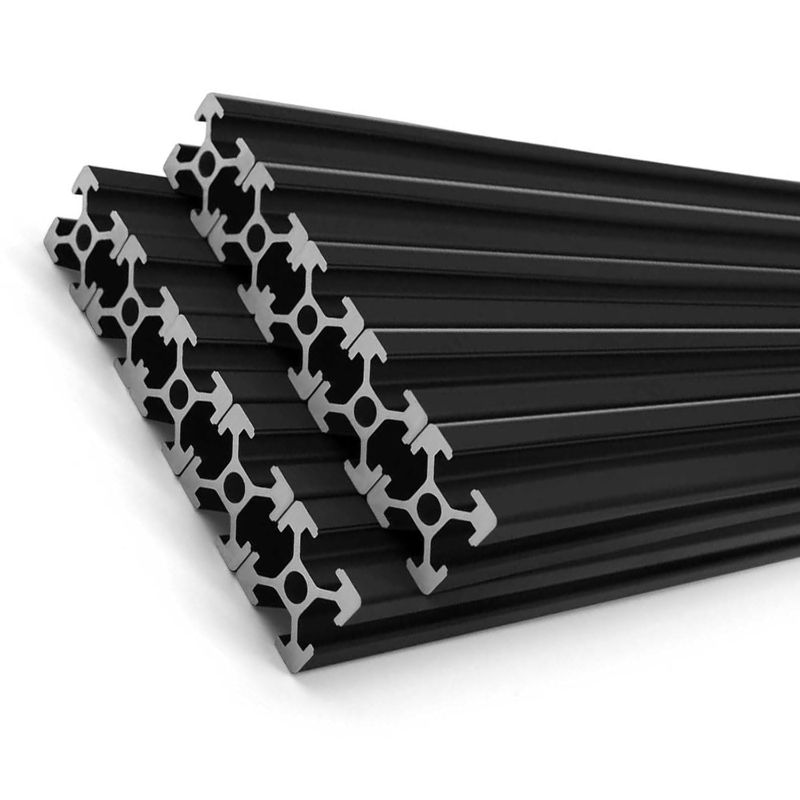 Photo 1 of 10PCS T Slot 2020 Aluminum Extrusion European Standard 800mm(31.4’’) Length Anodized Extruded Aluminum for CNC DIY 3D Printer and Industrial Bracket Making