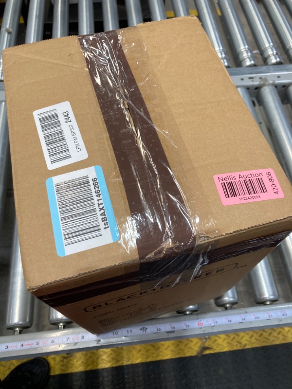 Photo 3 of BLACK+DECKER 12-Cup Digital Coffee Maker, CM1160B, Programmable, Washable Basket Filter, Sneak-A-Cup, Auto Brew, Water Window, Keep Hot Plate, Black black/stainless steel
***Missing pot***