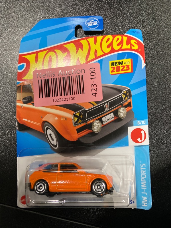 Photo 2 of Hot Wheels '73 Honda Civic Custom, HW J-Imports 8/10 [Orange] 117/250