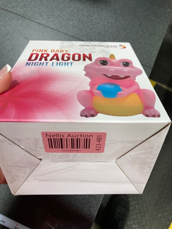 Photo 1 of Baby Dragon Nightlight: 7 Colors, Touch or Remote Control, Durable Nursery Light for Baby and Toddler - Perfect Animal Night Light for Girls and Boys.