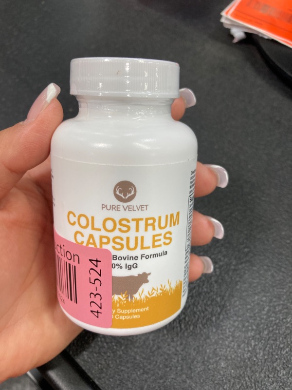 Photo 2 of Bovine Colostrum Capsules | Bovine Lactoferrin Supplement for Gut Health, Colostrum Supplement & Colostrum Now with Probiotics, Lactoferrin Supplement | Immunoglobulin (IgG) - 60 IgG Immune Capsules