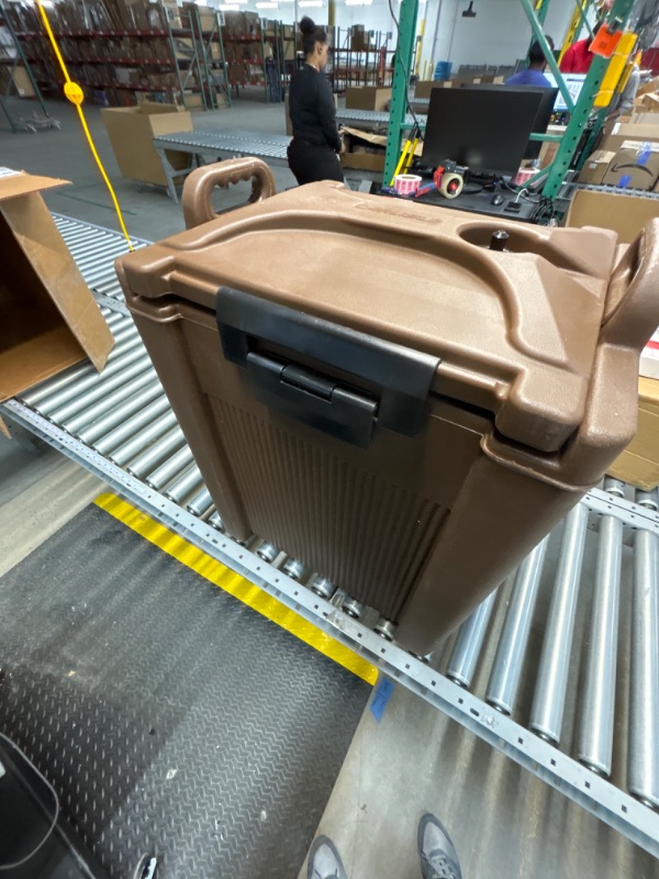 Photo 1 of CFS XT1000001 Cateraide Insulated Beverage Server/Dispenser, 10 Gallon, Brown 10 Gallon Brown