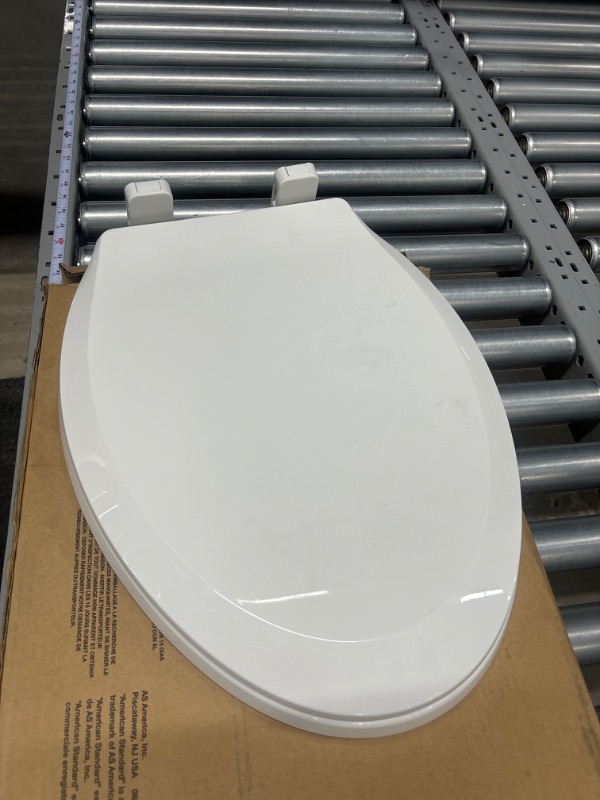 Photo 2 of American Standard 5503A00B.020 Slow Elongated Closed Front Toilet Seat, White Transitional