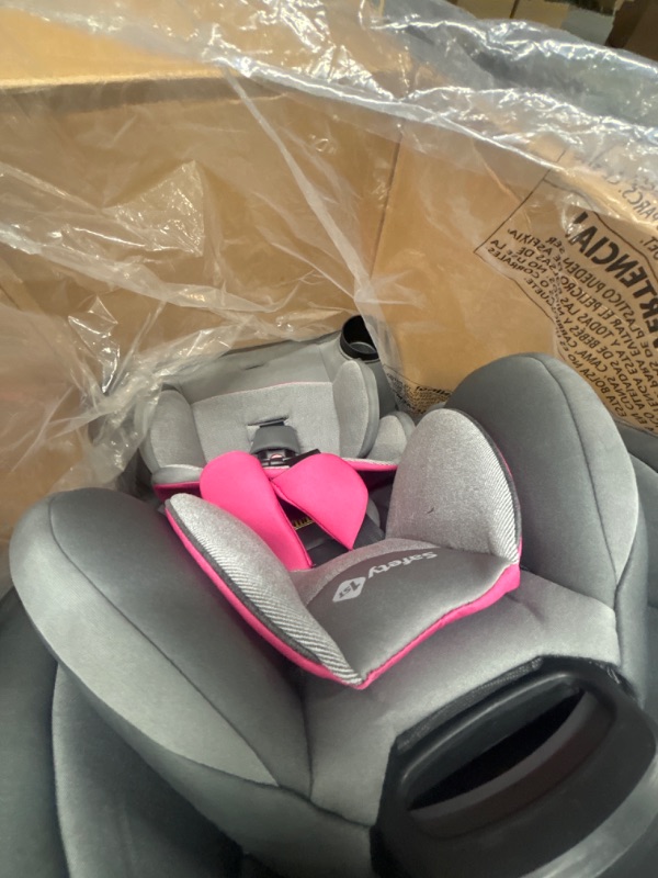 Photo 2 of Safety 1st Grow and Go All-in-One Convertible Car Seat, Rear-facing 5-40 pounds, Forward-facing 22-65 pounds, and Belt-positioning booster 40-100 pounds, Everest Pink Everest Pink Original