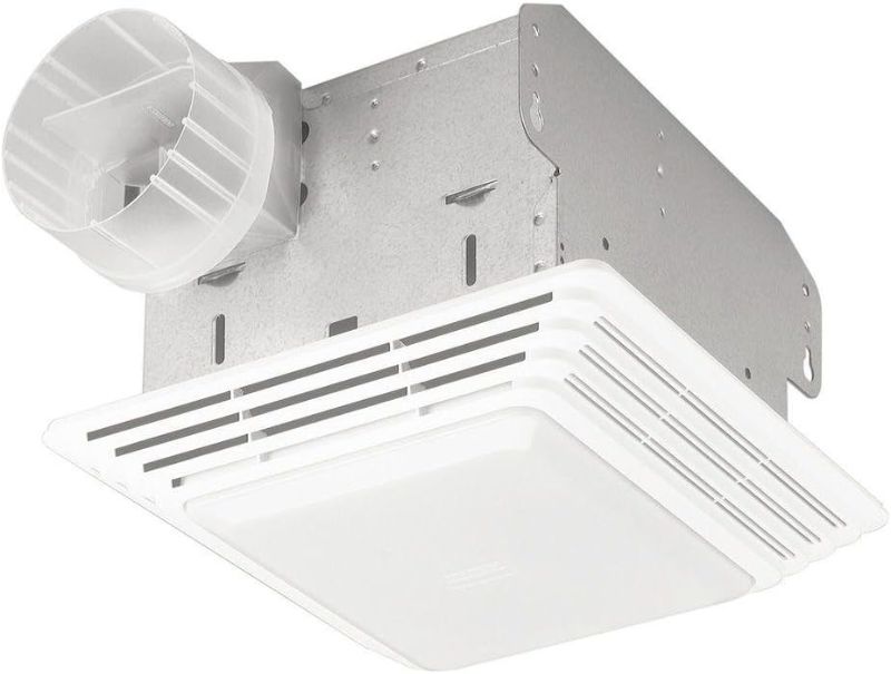 Photo 1 of Broan-NuTone 678 Ventilation Fan and Light Combo for Bathroom and Home, 100 Watts, 50 CFM,White