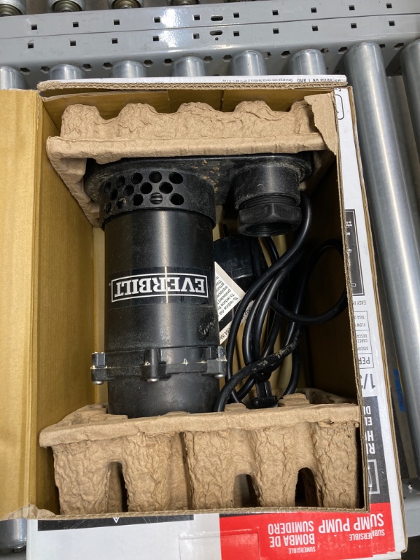 Photo 1 of 1/3 HP Aluminum Sump Pump Vertical Switch