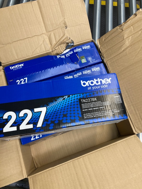 Photo 3 of TN227 High Yield Toner Cartridge 4 PACK TN-227 TN-223BK/C/M/Y: Replacement for Brother TN223BK/C/M/Y TN223 TN 223 MFC-L3770CDW HL-L3290CDW MFC-L3750CDW MFC-L3710CW HL-L3270CDW Printer (TN-227BK/C/M/Y)
