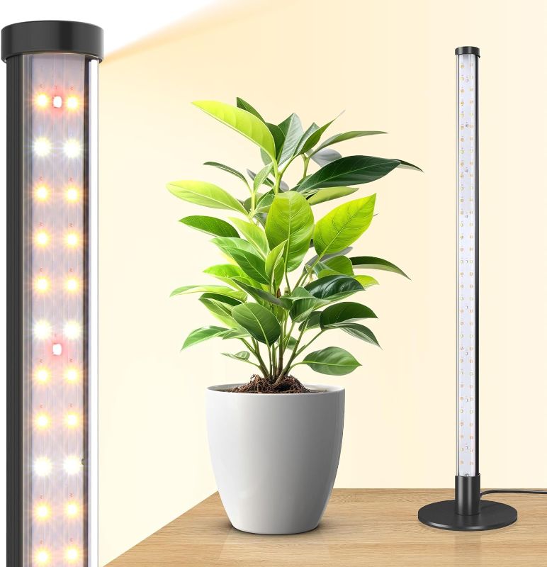 Photo 1 of Barrina T10 Vertical Grow Light, 20W 2FT Desk LED Plant Light, Hanging and Standing, Table Top Full Spectrum Grow Lights for Indoor Plants with Stand and On/Off Switch, Ideal for Plants Growth
