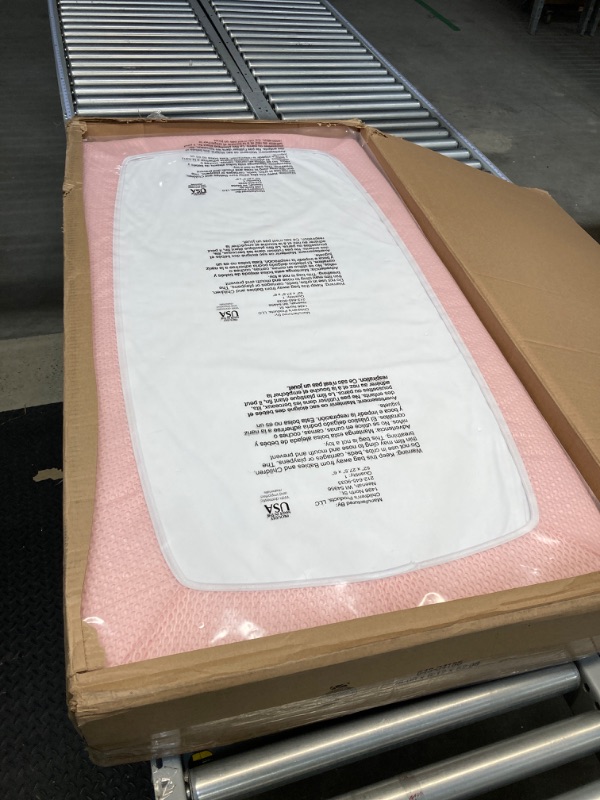 Photo 1 of Delta Children Twinkle Stars Breathable Baby Bed Crib Mattress and Toddler Mattress with Removable/Machine Washable Cover - GREENGUARD Gold – Waterproof - Sustainably Sourced Core Fiber Core, Pink Pink Twinkle Breathable