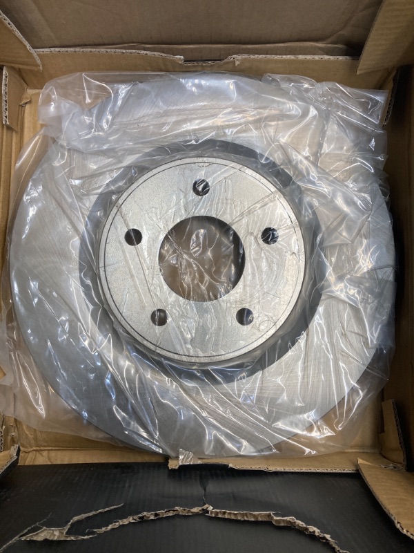 Photo 1 of Dynamic Friction Company Front Brake Rotors with 3000 Series Ceramic Brake Pads 6302-67128