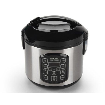 Photo 1 of Aroma® Professional 8-Cup (Cooked) / 2Qt. Rice & Grain Multicooker Stainless Steel New ARC-954SBD

