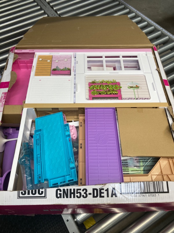 Photo 2 of Barbie Dreamhouse, Doll House Playset with 70+ Accessories Including Transforming Furniture, Elevator, Slide, Lights & Sounds Wheelchair Accessible Elevator