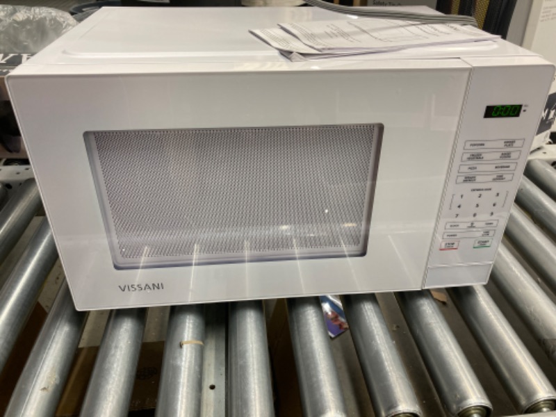 Photo 2 of 1.1 cu. ft. Countertop Microwave Oven in White