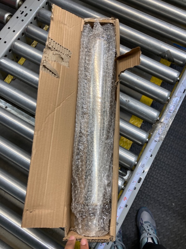Photo 1 of Upower 2.25" Inlet/Outlet Exhaust Muffler 18" Body Length 22" Overall Length 2 1/4 inch Resonator Muffler Fits 50251FLT Weld on