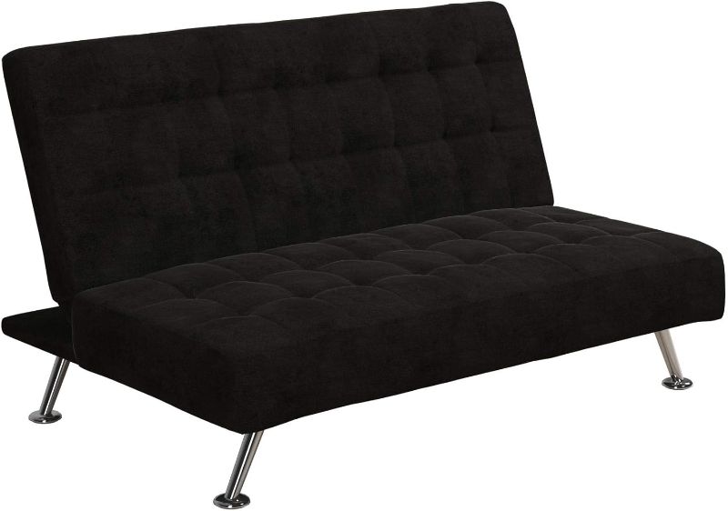 Photo 1 of 
DHP Ariana Kids Sofa Futon, Converts from Futon to Bed for Kids, Black