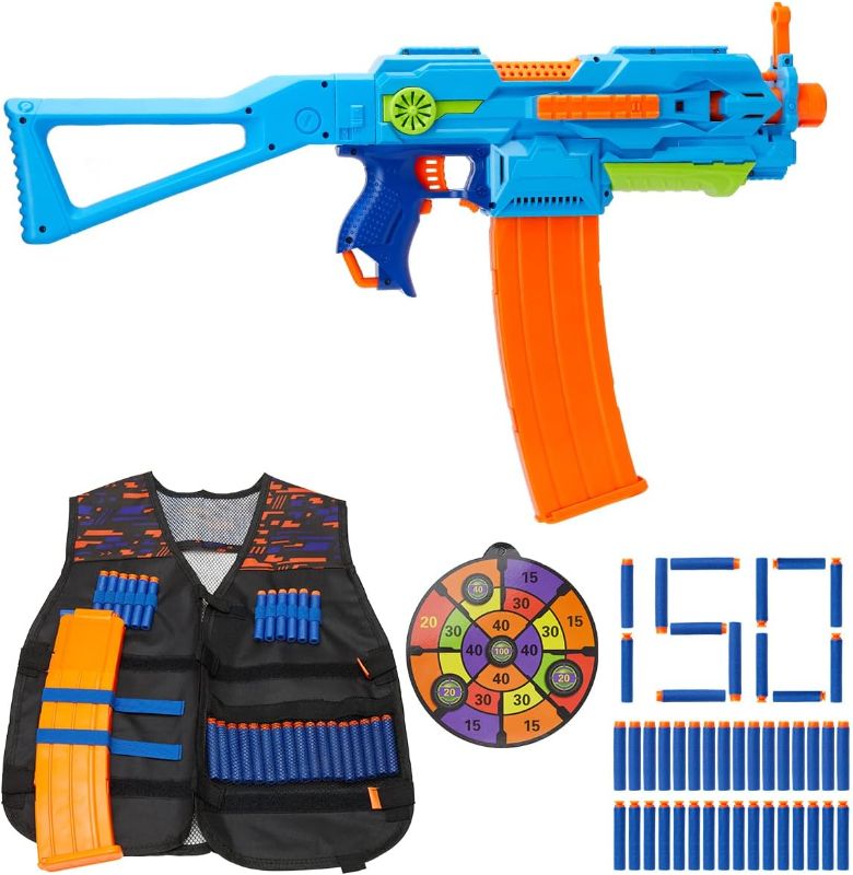 Photo 1 of Foam Blaster Toy for Kids, Soft Bullets Shooting Game for Nerf Guns with 22 Bullet Capacity Magazine, Indoor Outdoor Toys Birthday Gifts for Teens Boys Adults Ages 14+ SB602A