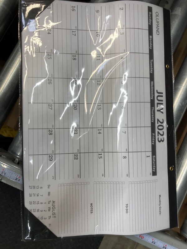 Photo 2 of Desk Calendar 2023-2024,JULY 2023-DECEMBER 2024,18 Months Desk Calendar 2023,Large Ruled Blocks Excellent Calendar 2023 for Planning for Home or Office,Classroom Calendar for New Term School Season