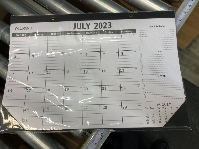 Photo 2 of Desk Calendar 2023-2024,JULY 2023-DECEMBER 2024,18 Months Desk Calendar 2023,Large Ruled Blocks Excellent Calendar 2023 for Planning for Home or Office,Classroom Calendar for New Term School Season