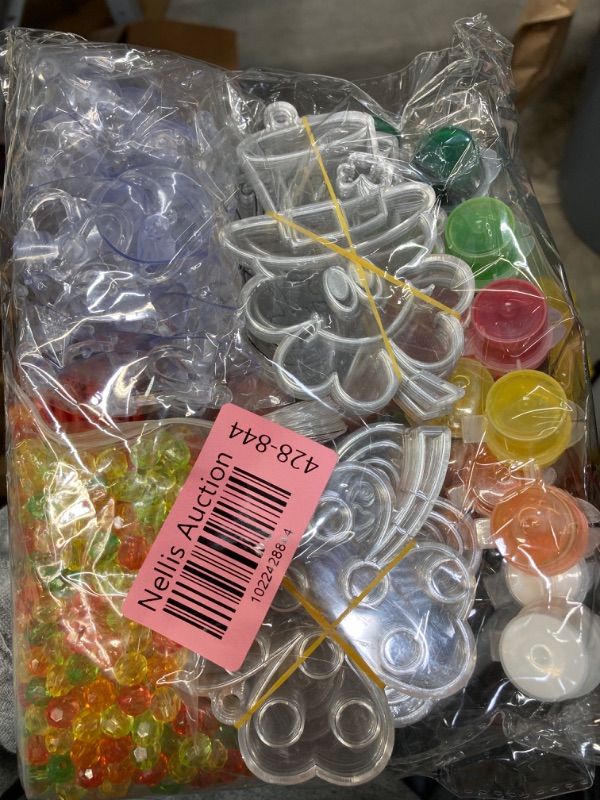 Photo 1 of 28 Sets St. Patrick's Day Shamrock Suncatchers Kits DIY Window Paint Art Lucky Shamrock Four-Leaf Clover Sun Catchers for Classroom Activity Art Projects Supplies