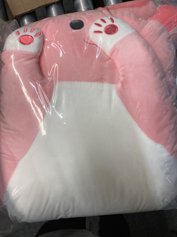 Photo 2 of Handytoolinc Long Rabbit Plush Soft Rabbit Pillow Stuffed Animals Sleeping Pillow Cotton Rabbit Pillow Cute Long Body Pillow Gift for Kids Girlfriend(29.5inch,Pink Rabbit) Pink Rabbit 29.5inch/75cm