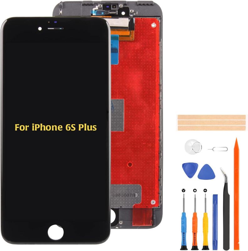 Photo 1 of for iPhone 6S Plus?Original? LCD Display 3D Touch Digitizer 5.5 inch A1634 A1687 Screen Replacement Full Assembly Repair Kits (Black)