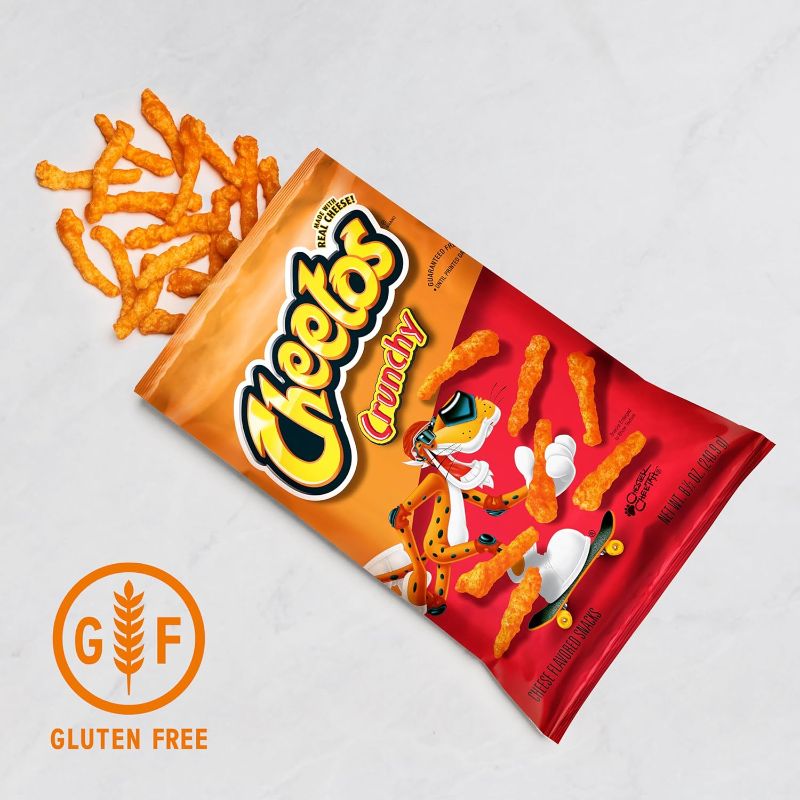 Photo 1 of Cheetos Cheese Flavored Snacks, Crunchy, 1 Ounce (Pack of 40)