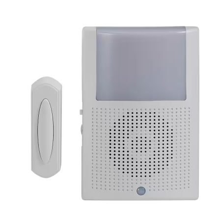 Photo 1 of Defiant
Wireless Plug-In Doorbell Kit with LED Night Light and Wireless Push Button, White