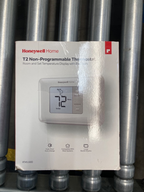 Photo 2 of ***SEE COMMENTS***Honeywell Home RTH5160D1003 Non-programmable Thermostat + Honeywell Home CG511A Medium Thermostat Guard Thermostat + Cover Guard