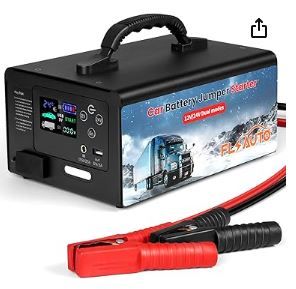 Photo 1 of ***SEE COMMENTS*** Fly Auto Jump Starter 10000A Jump Box for All Vehicles,12V 24V Heavy Duty Car Jump Starter Battery Pack, Portable Auto Battery Car Starter Jumper with USB Quick Charge LED Light