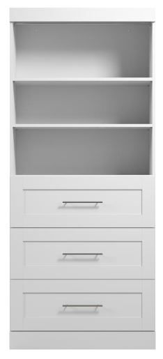 Photo 1 of BESTAR storage unit with 3-drawer set