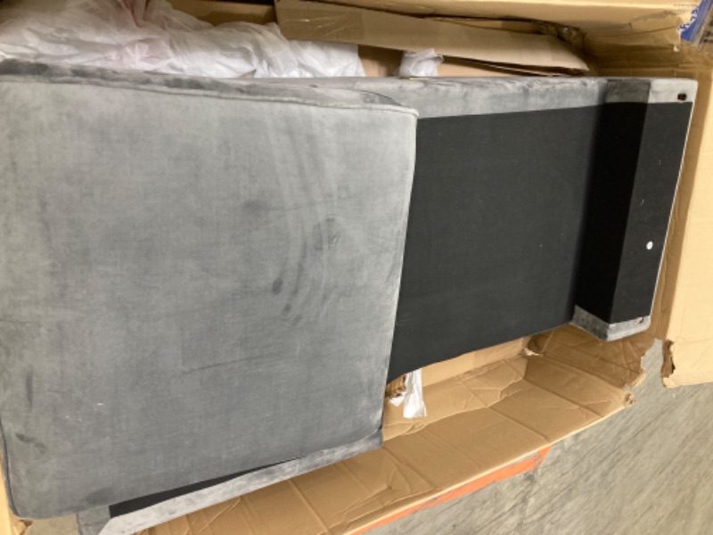 Photo 1 of ***SEE COMMENTS***Grey Armchair Sofa w/ Cushion