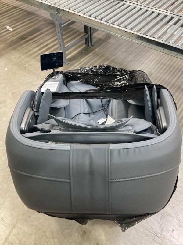 Photo 1 of A710 2024 4D Massage Chair iRest System, Full Body Zero Gravity Recliner with SL Track, AI Control, Heating Shawl, Bluetooth,and Electric Calfrest Extension (Black-Closed Footrest)