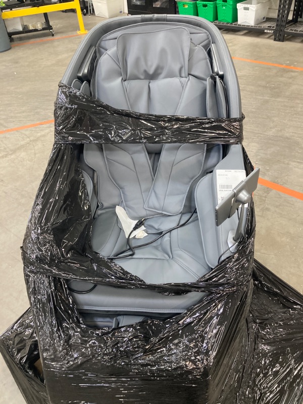 Photo 1 of A710 2024 4D Massage Chair iRest System, Full Body Zero Gravity Recliner with SL Track, AI Control, Heating Shawl, Bluetooth,and Electric Calfrest Extension (Black-Closed Footrest)
